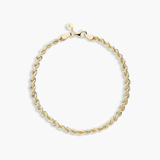 Pulsera de oro 18K 19 cm THE ROPE