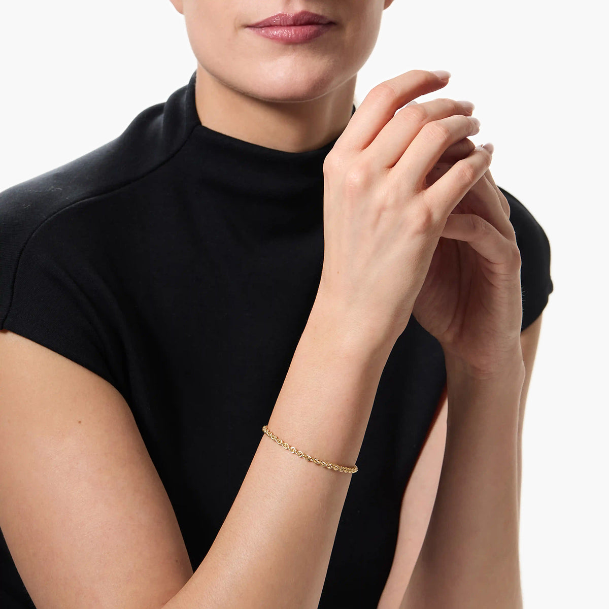 Pulsera de oro 18K 19 cm THE ROPE
