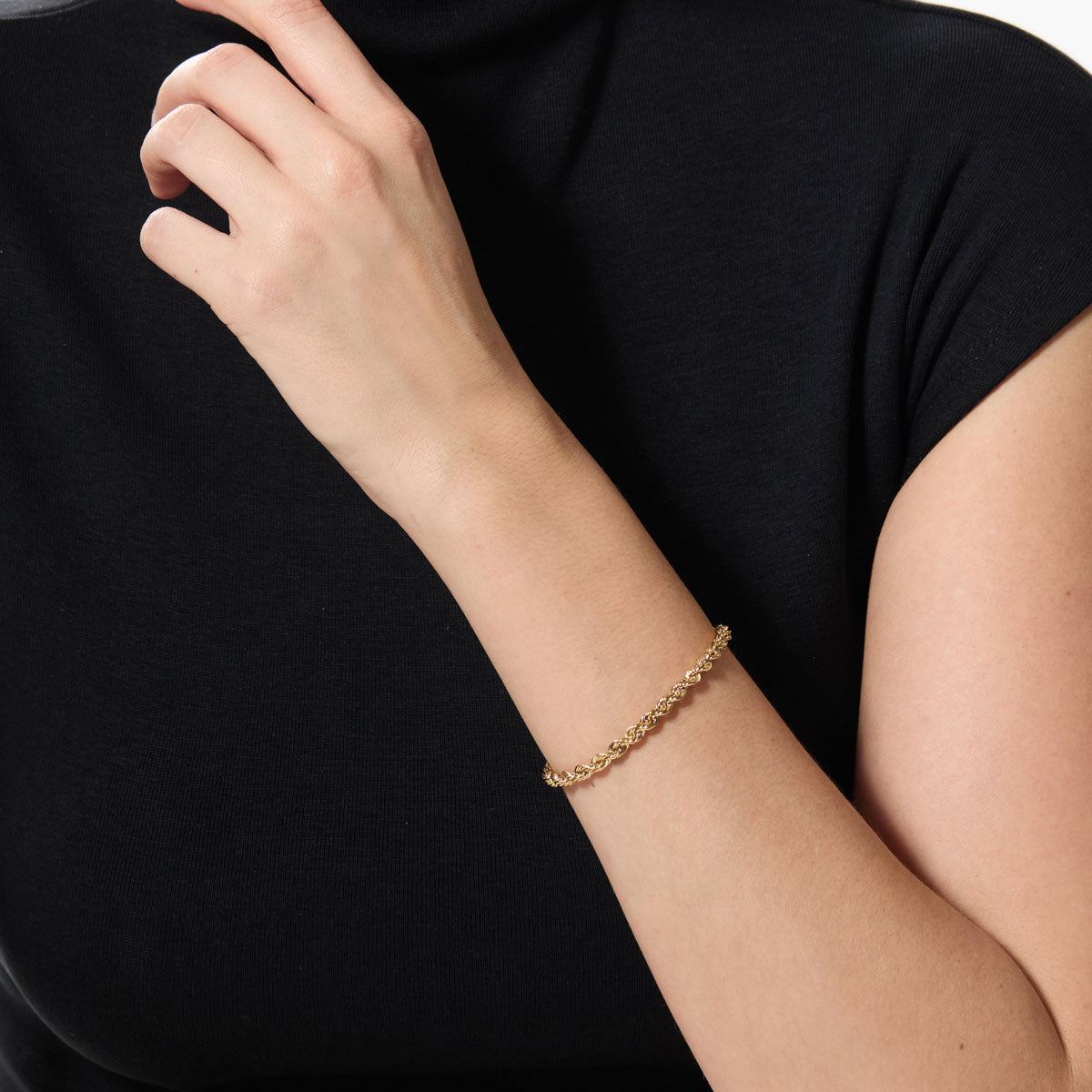 Pulsera de oro 18K 19-20 cm THE ROPE