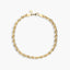 Pulsera de oro 18K 19-20 cm THE ROPE