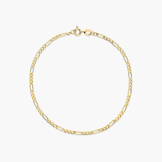 Pulsera de oro 18K programada 19 cm