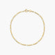 Pulsera de oro 18K programada 19 cm