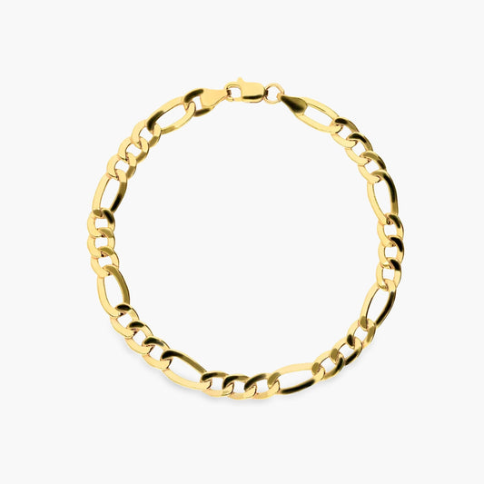 Pulsera de oro 18K eslabón programda 19 cm