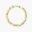 Pulsera de oro 18K eslabón programda 19 cm