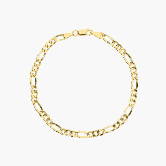Pulsera de oro 18K eslabón programda 19 cm