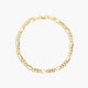 Pulsera de oro 18K eslabón programda 19 cm