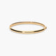 Pulsera rígida redonda de oro 18K 50x65 mm