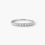 Anillo de oro blanco 18K