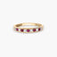 Anillo de oro 18K rubí 