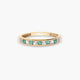 Anillo de oro 18K esmeralda