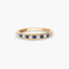 Anillo de oro 18K zafiro 