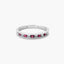 Anillo de oro blanco 18K 