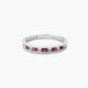 Anillo de oro blanco 18K 