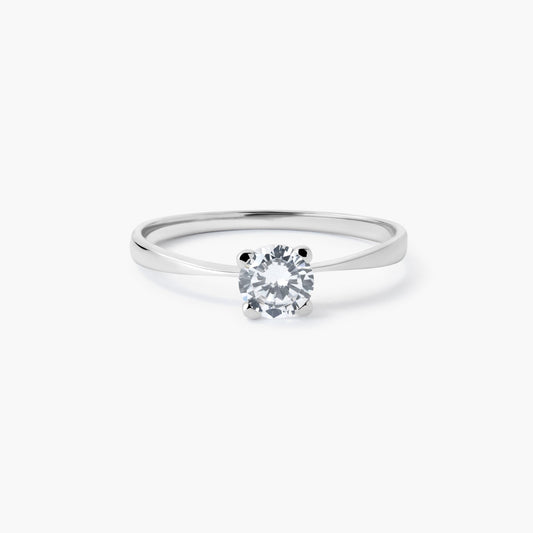 Anillo de oro blanco 18K PLANET