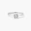 Anillo de oro blanco 18K PLANET
