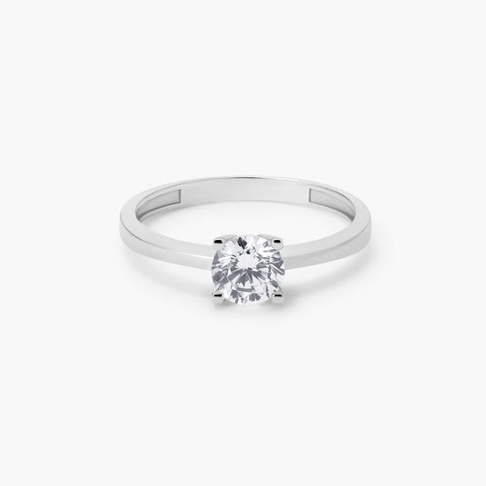 Anillo de oro blanco 18K PLANET