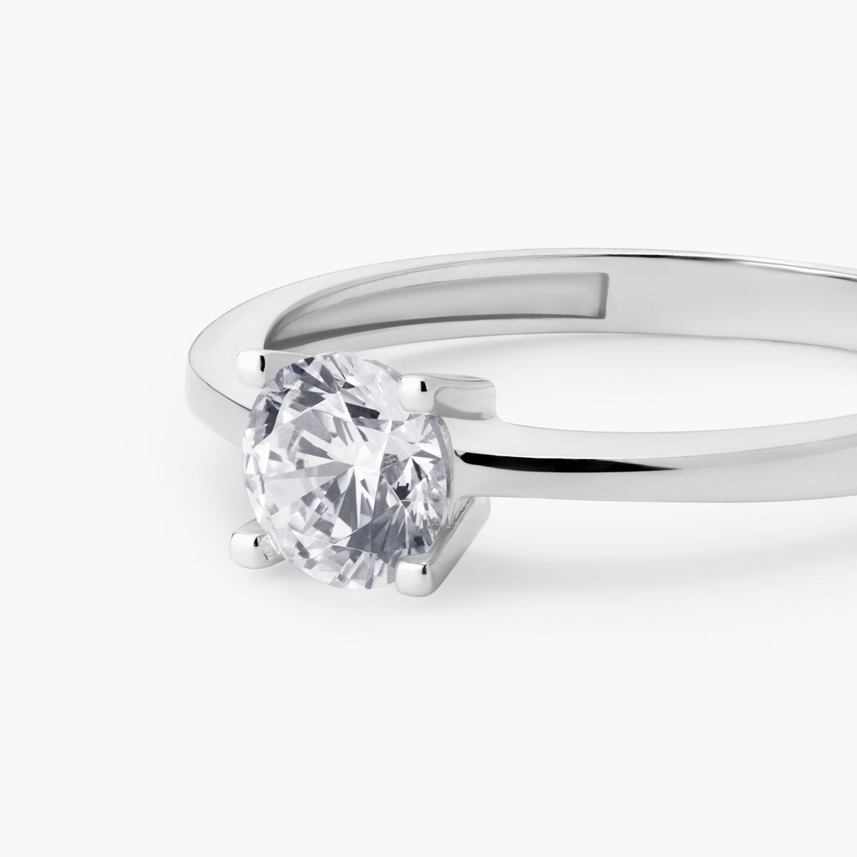 Anillo de oro blanco 18K PLANET