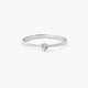 Anillo de oro blanco 18K PLANET