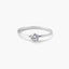 Anillo de oro blanco 18K PLANET