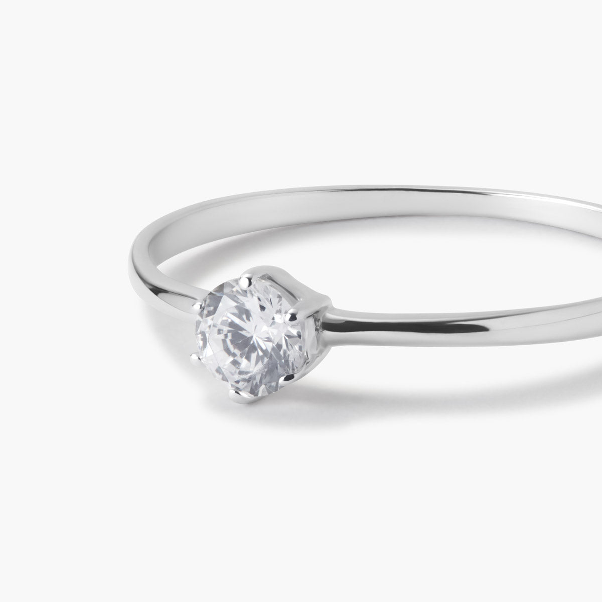Anillo de oro blanco 18K PLANET