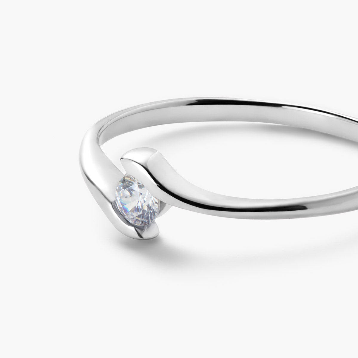 Anillo de oro blanco 18K CELESTIAL