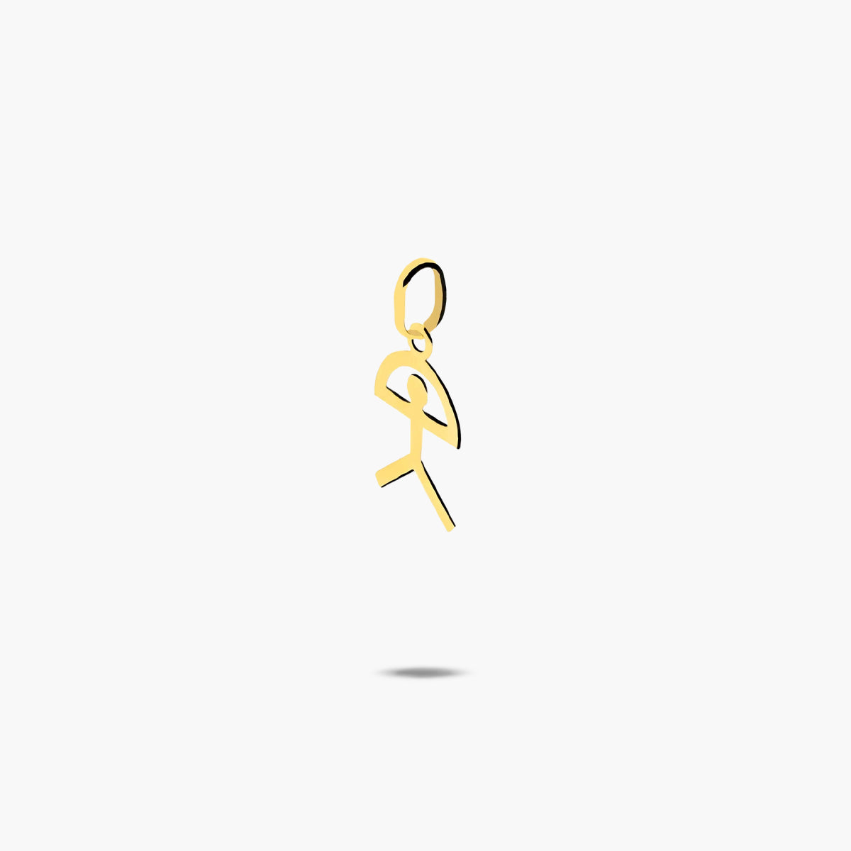 Colgante índalo de oro 18K 12mm