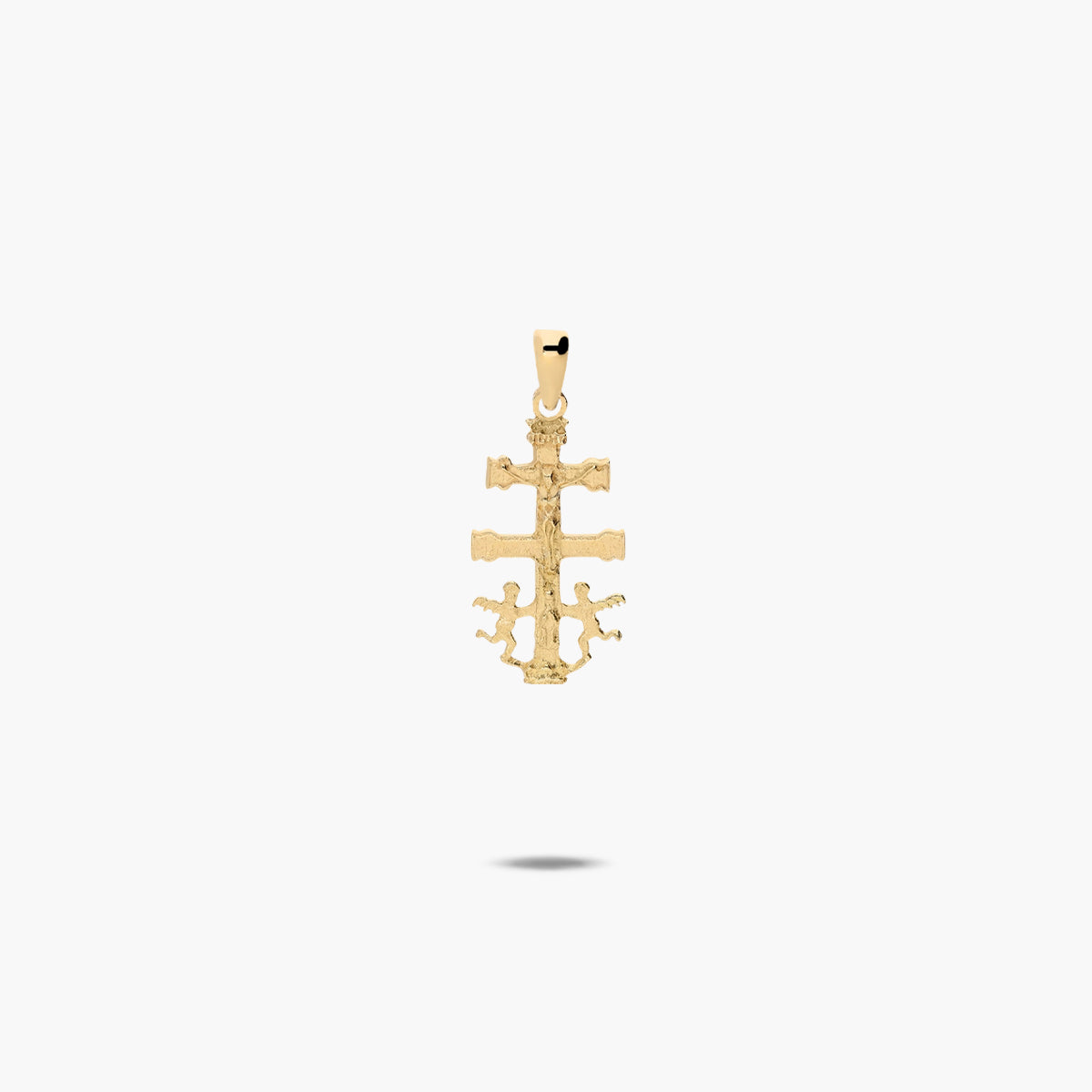 Cruz de Caravaca de oro 18K 18 mm