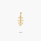 Cruz de Caravaca de oro 18K 18 mm