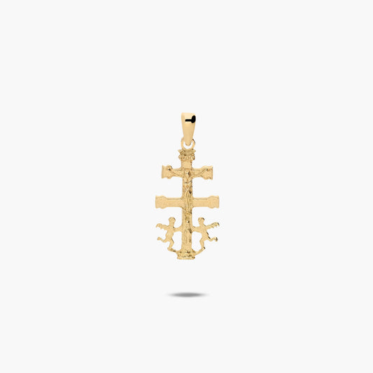 Cruz de Caravaca de oro 18K 25 mm
