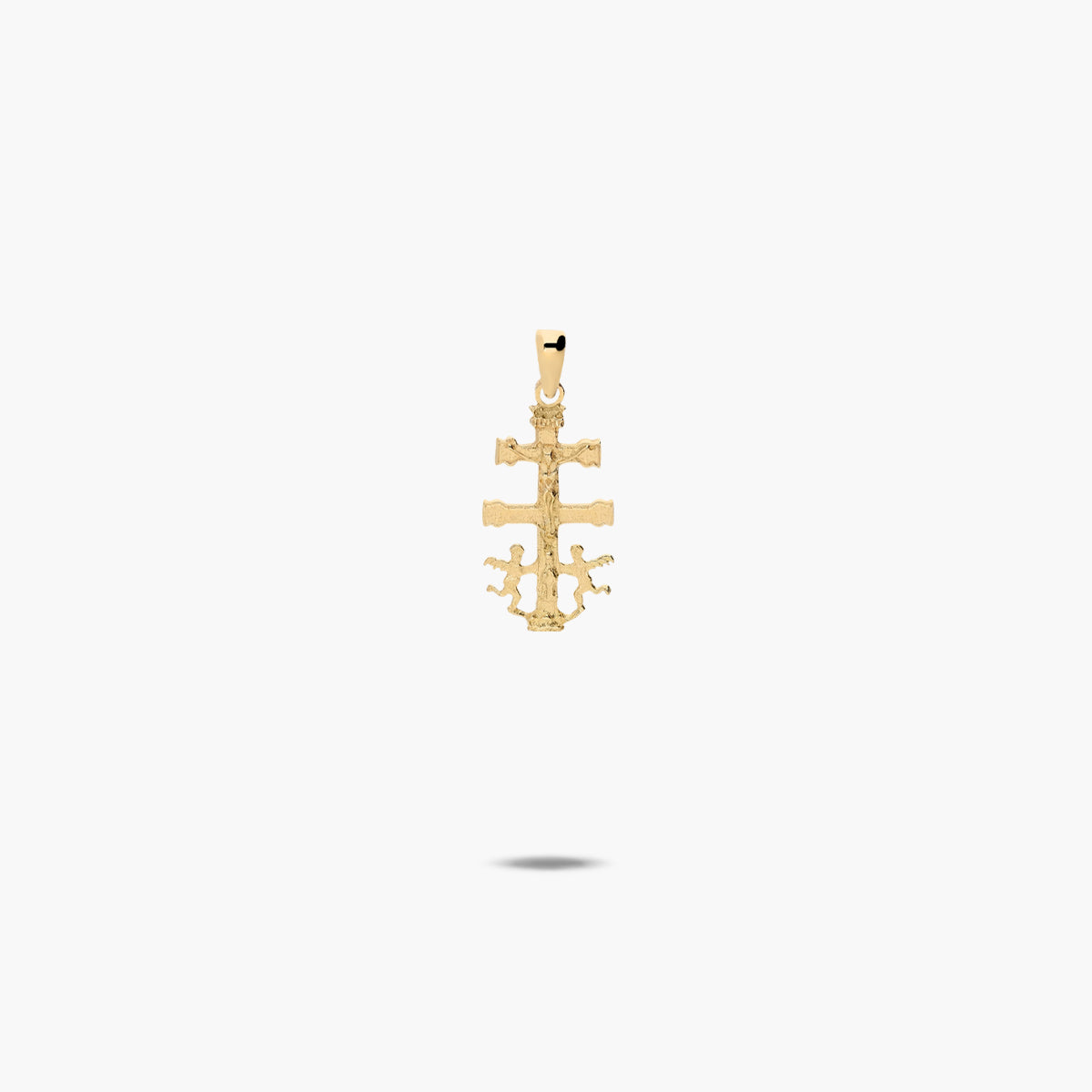 Cruz de Caravaca de oro 18K 14 mm