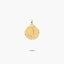 Medalla Virgen de Fátima de oro 18K 18 mm