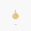 Medalla Virgen de Fátima de oro 18K 14 mm