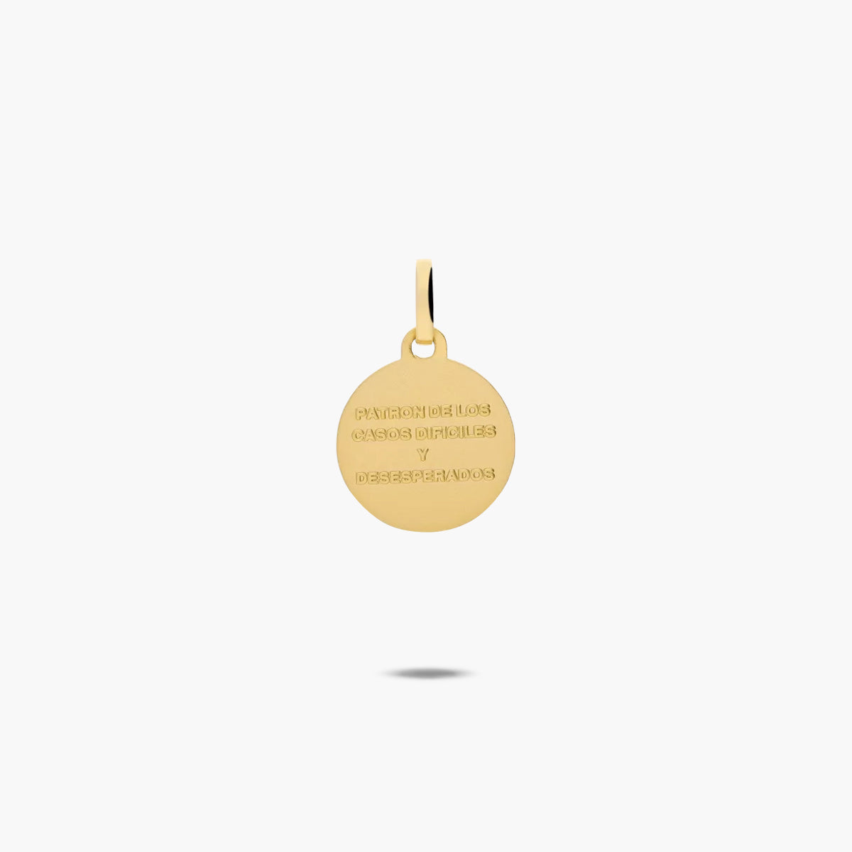 Medalla San Judas de oro 18K 16 mm