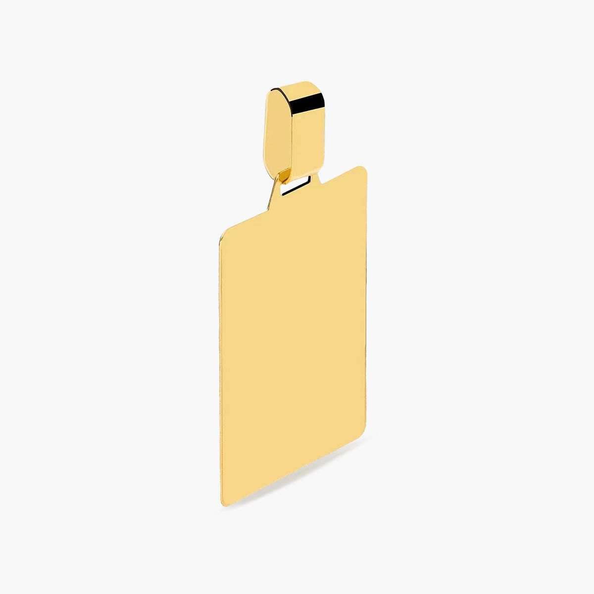 Colgante placa oro 18K 20 mm