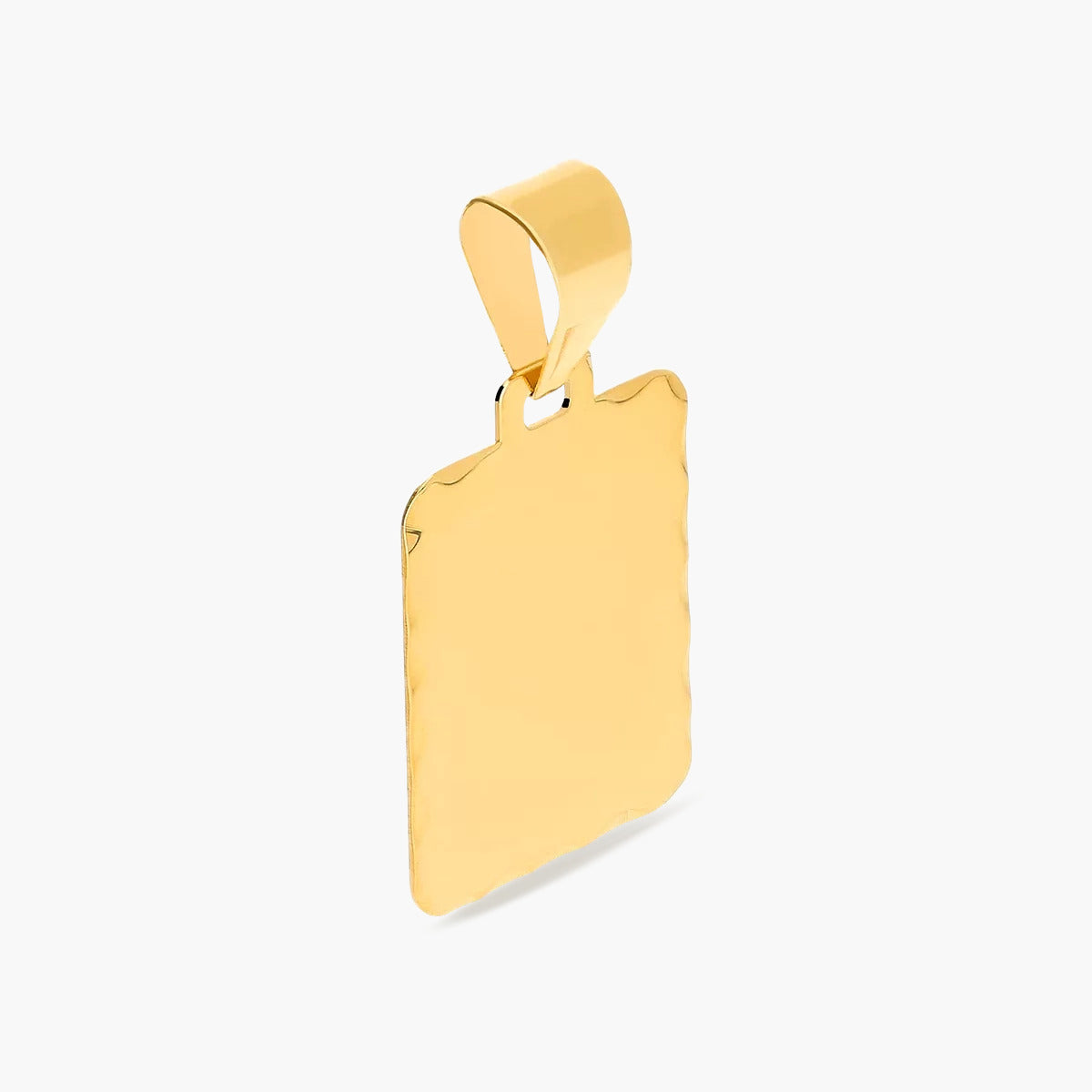 Colgante placa oro 18K 19 mm