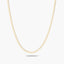 Cadena de oro 18K 60 cm