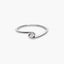 Anillo diamante natural 0.05 ct. oro 18 quilates
