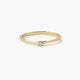 Anillo de oro 18K diamante natural 0.03 ct. SUN