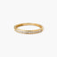 Anillo de oro 18K diamante natural 0.18 ct. METEOROIDS
