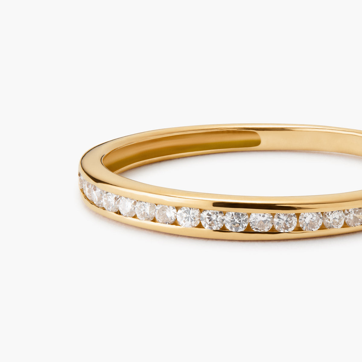 Anillo de oro 18K diamante natural 0.18 ct. METEOROIDS