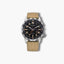 Reloj Citizen Eco-Drive BM7550-10E beige esfera negra