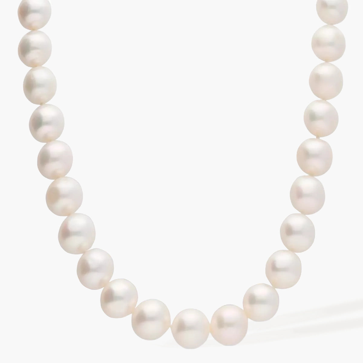 Collar de plata 1ª ley perlas 45 cm