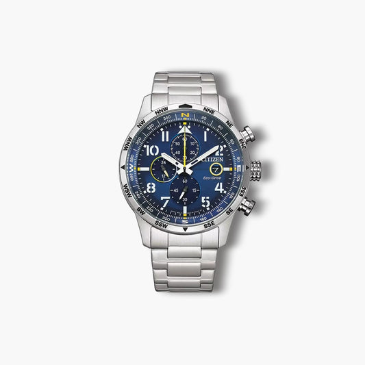 Reloj Citizen Urban CA0790-83L cronógrafo acero esfera azul