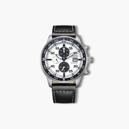 Reloj Citizen Eco-Drive CA0880-07A correa piel negra