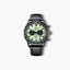 Reloj Citizen Chrono Aviation CA4505-21X cronógrafo piel negra esfera verde