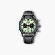 Reloj Citizen Chrono Aviation CA4505-21X cronógrafo piel negra esfera verde