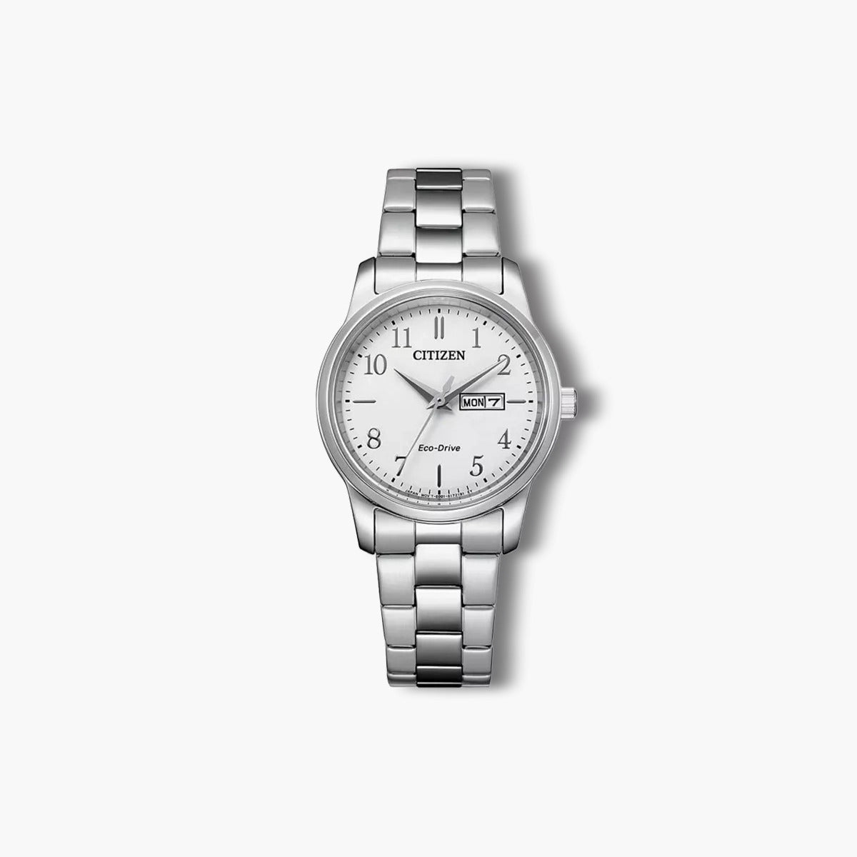 Reloj Citizen Eco-Drive EW3260-84A acero esfera blanca