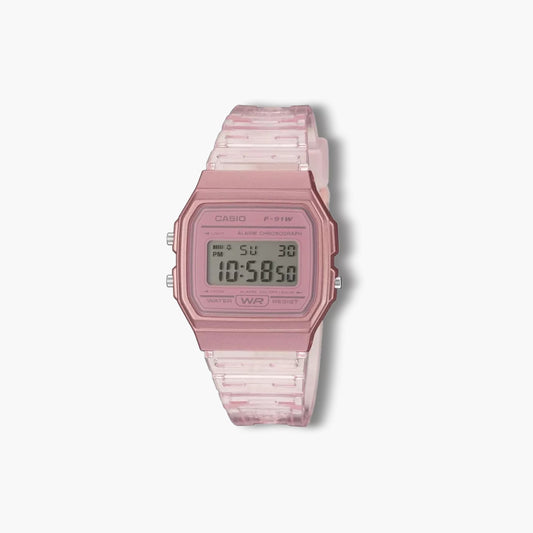 Reloj Casio Collection Retro F-91WS-4EF digital rosa