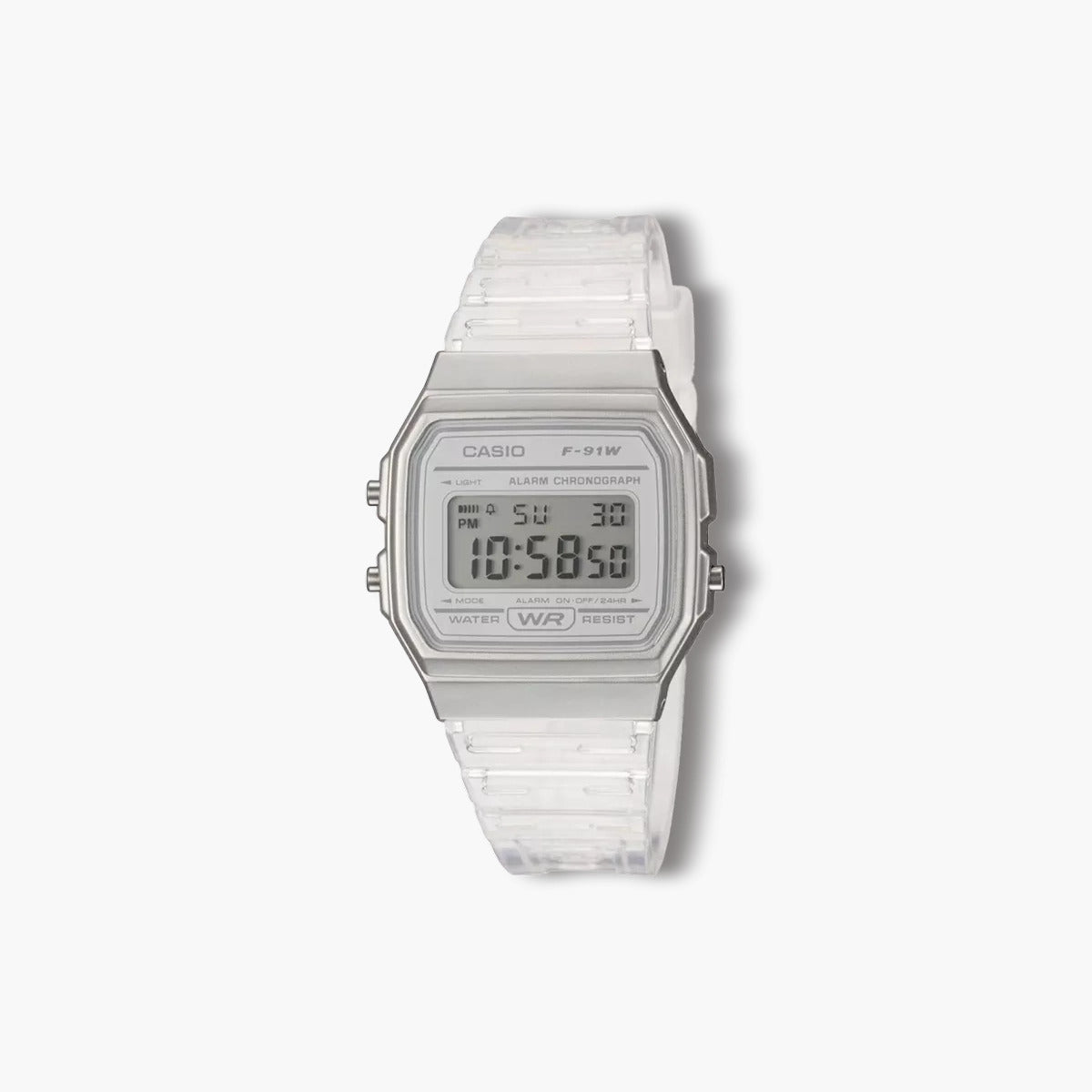 Reloj Casio Collection Retro F-91WS-7EF digital blanco