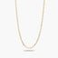 Cadena de oro 18K 50 cm